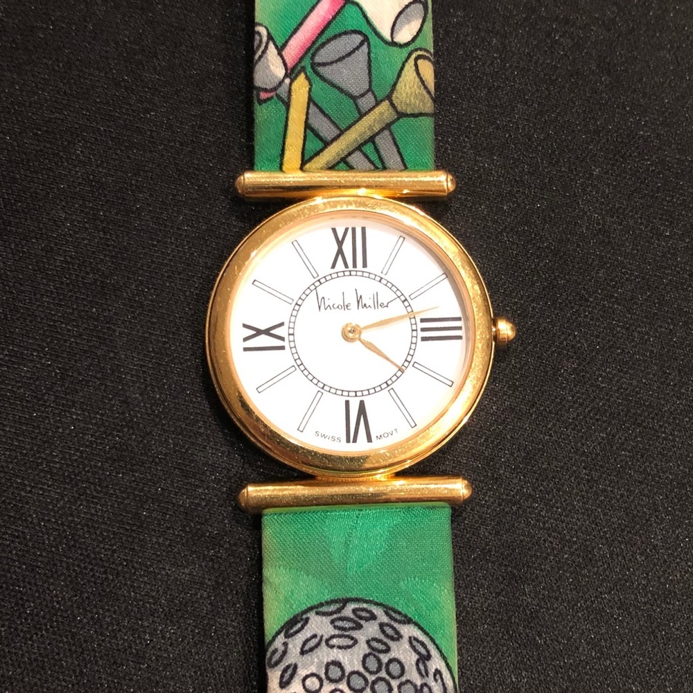 Vintage Golf Watch Nicole Miller
